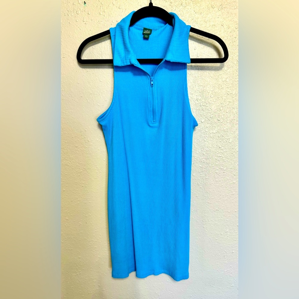 Wild Fable sky blue midi dress
